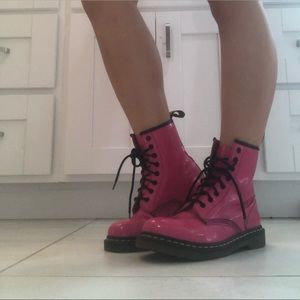 Super cute bright pink Doc Martens